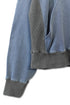 WASHED EMBROIDERY LOGO HOODIE -DARK BLUE- *Last1
